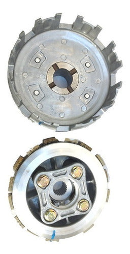 T-FORCE Complete Clutch Kit Plate Disc Center Honda CG 150 Titan 0