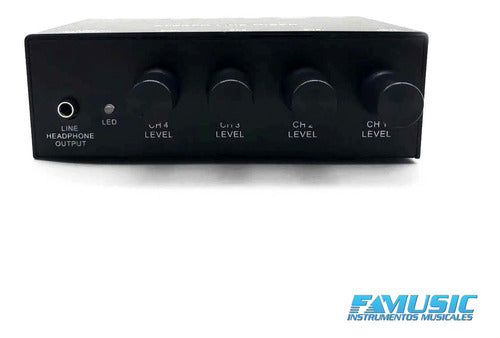 FAMUSIC Mini Mixer De Linea 5 Canales Stereo Mx500 1