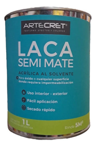 Artecret Acrylic Lacquer 1 Liter - Covers 5m2 0
