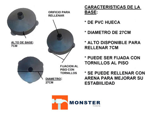 Monster Tools 85cm High Demarcation Post Column 6