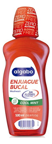 Algabo Enjuague Bucal Cool Mint 500ml X 3u Kit 1