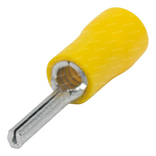 ELUMILED 50 Pre-insulated Pin Terminals Yellow C1 2.6-6.5mm2 0