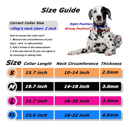 ATO-DJCX Adjustable Prong Training Collar for Dogs 2