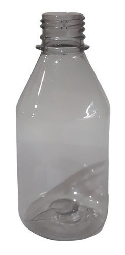Bulk Pack of 80 Transparent Half Liter Plastic Bottles with Plastic Caps 0
