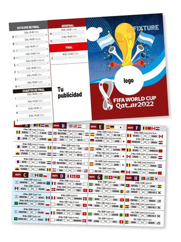 Fixture Mundial Qatar 2022 Personalizados 5000 0