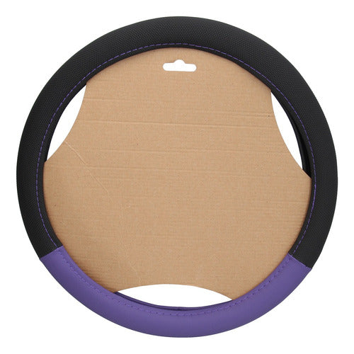 Vexo Universal Steering Wheel Cover Diameter 38 Cool Line Black/Purple 2