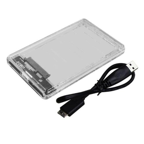 Caja De Disco Duro Móvil De Alta Velocidad Ssd Transparente 0