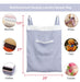 Gyihoong Hanging Laundry Bag 100% Linen, 20 X 27 P 1