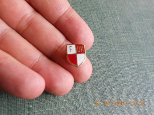 Lucheto Pin Esmaltado De La Fundacion Otto Krause - P/ojal 0