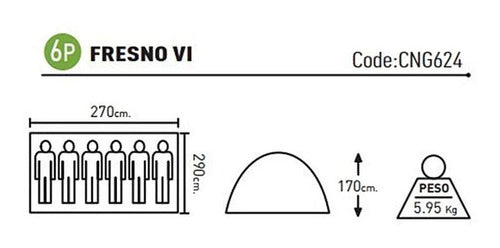 Carpa National Geographic Fresno 6 Personas 3