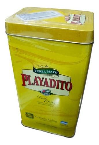 Playadito Yerba Mate 500g in Metal Gourd with Spout 4