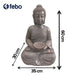 Febo Buddha Statue Resin Figure for Garden Zen House 60cm 1