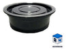 Plastivas Potes Salseros Negros Con Tapa 25cc X100 Unidades 0