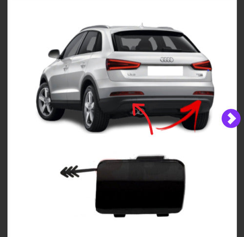 Rear Tow Hook Cover for Audi Q3 2011-2015 1