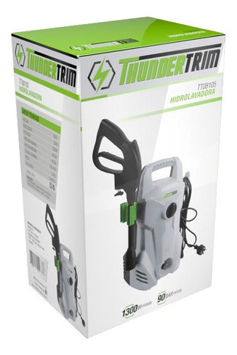 Thundertrim Electric Pressure Washer 1300W 90 Bar Auto Stop 0