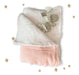 BabyBow_ar Super Soft Muslin and Sherpa Baby Receiving Blanket 0