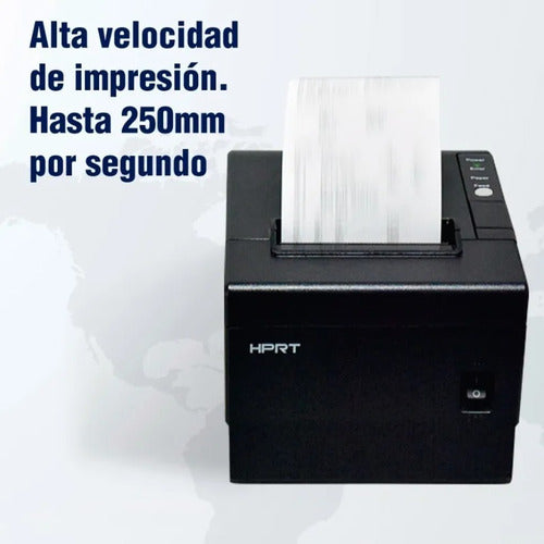 HPRT TP806L Thermal Receipt Printer USB & Ethernet | POS & OPOS Compatible | 3-Inch Printing 2