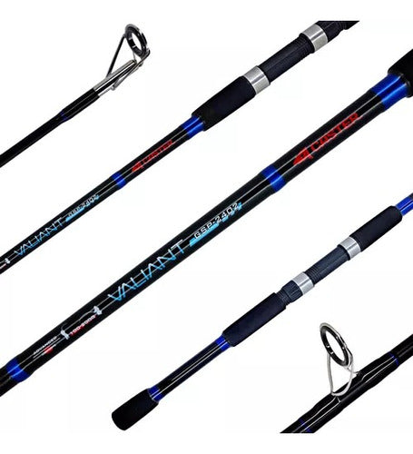 Caster Valiant 2.40m Heavy Varied Fishing Rod 100-200g 0