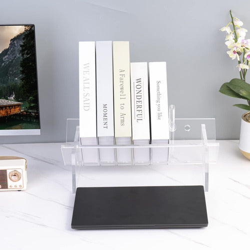 Sumerflos Acrylic Desktop Bookcase Organizer 1