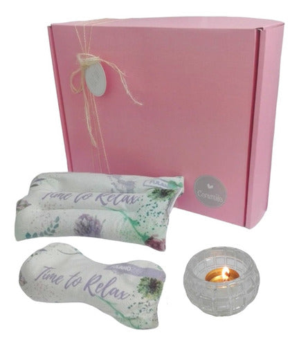 Luxurious Corporate Gift Set - Relaxation Spa Aroma Seed Box #18 - Set Kit Caja Regalo Empresarial Box Semillas Spa Aroma N18
