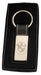 BMW Keychain Black Faux Leather Strap Engraved Name 0