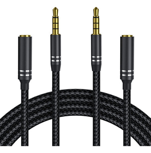 Jeselry Cable De Extension De Auriculares De 0.138 in (4 Pie 0