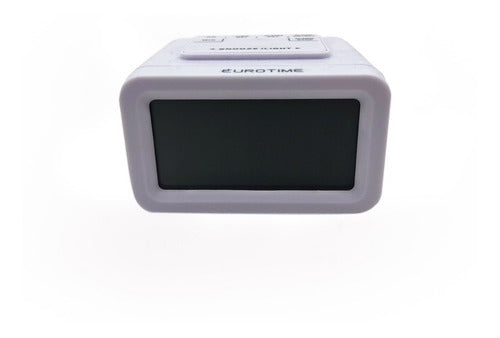 Eurotime Digital Alarm Clock Table Ref.33-726-01 1