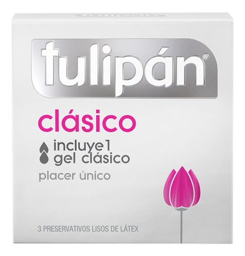 Tulipán Latex Classic Condoms 6 Boxes x3u Discreet 1