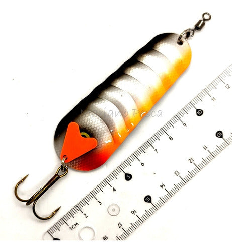 Abu Garcia Atom 35 Grams Silver/Orange 1