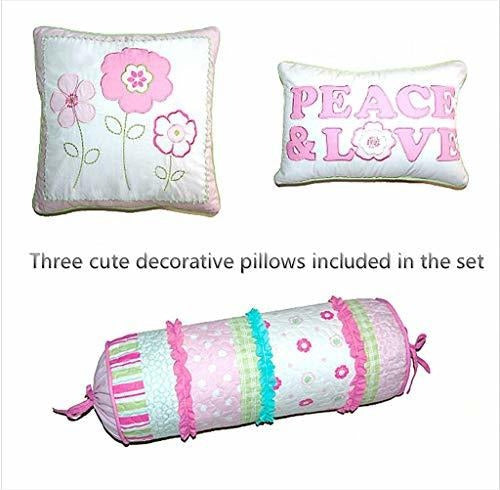 Cozy Line Home Fashions Cozy Line Home Fashions Pastel Set Twin - 5 Piece Comforter Set 1