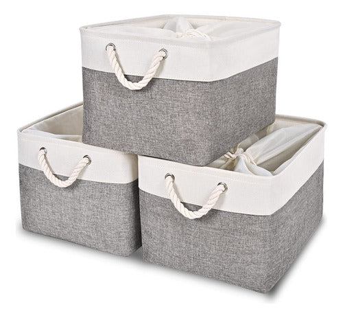 HOdo Home Fabric Storage Container with Zipper 0