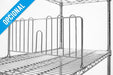 Generic Chrome Shelf with 5 Reinforced Adjustable Shelves, 0.92x0.37x1.85 Meters 2