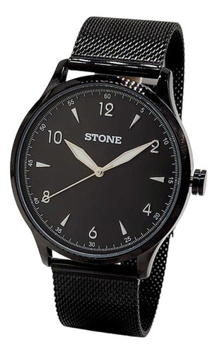 Reloj Stone Hombre Original Malla Tejida Garantia Oficial!! 1