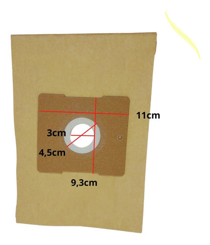 Compatible Vacuum Bags for Sanyo Sc303 Sc305 - Pack of 5 2