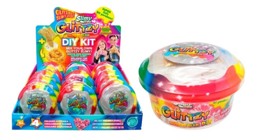 Slimy Glittzy Slime with Glitter Assorted 120g 0