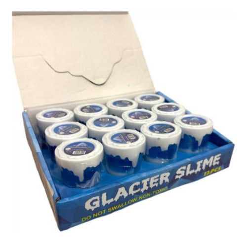 CRYSTALMUD Slime Glaciar En Pote De 75g C/u 2