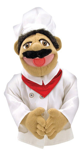 Melissa & Doug Chef Puppet Pepe with Removable Staff for Kitchen 3