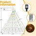 Ollny Christmas Tree Lights 340 LED Waterproof IP67 Cascade 5