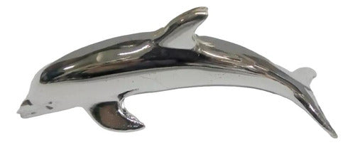 Silver Plate X6 Dolphin Table Card Holders 0