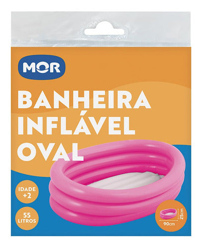 Banheira Inflável 55 Litros Oval Mor 4