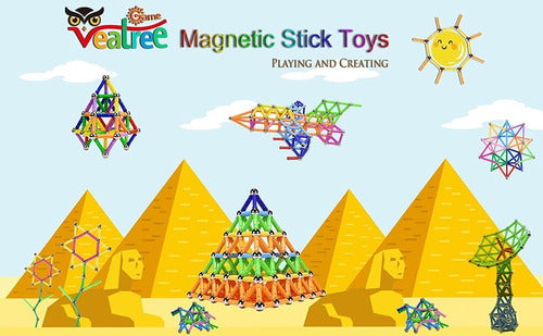 Veatree Magnetic Educational Construction Set 160pcs 5