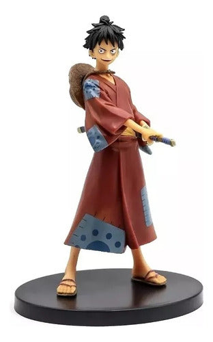 Figura Monkey D Luffy En Wano - One Piece 16cm Anime Colecci 1