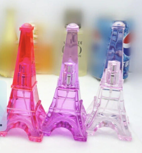 Perfumero De Cristal Vintage Torre Eiffel Atomizador Spray 1