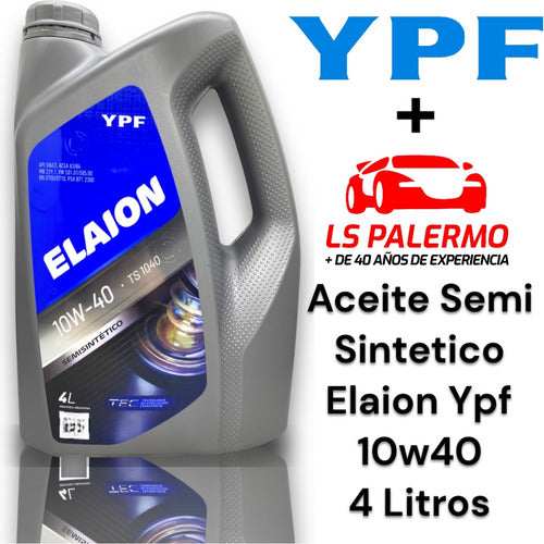 YPF Elaion F30 Oil Change Kit + Filters for Chevrolet Corsa Classic 1