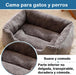 Zavu Link Dog Cat Bed Anti-Tear Non-Slip 80x60x13 3