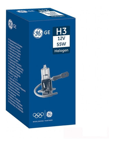 General Electric H3 12V Auto Light Bulbs - Box of 10 0