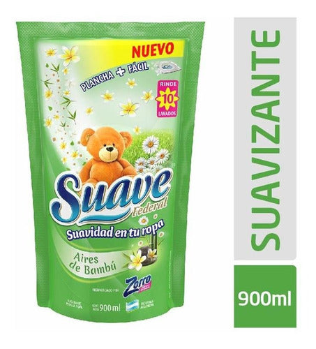 Pack X 48 Unid. Enjuague  Aires Bambu 900 Ml Suave Enjuague 0