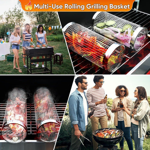 Stainless Steel Grill Basket 2