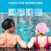 Lasmare Large Long Hair Swim Cap With Extra Room For Women Men 6