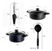 Fary Home 12-Piece Teflon Cookware Set Bz3 3